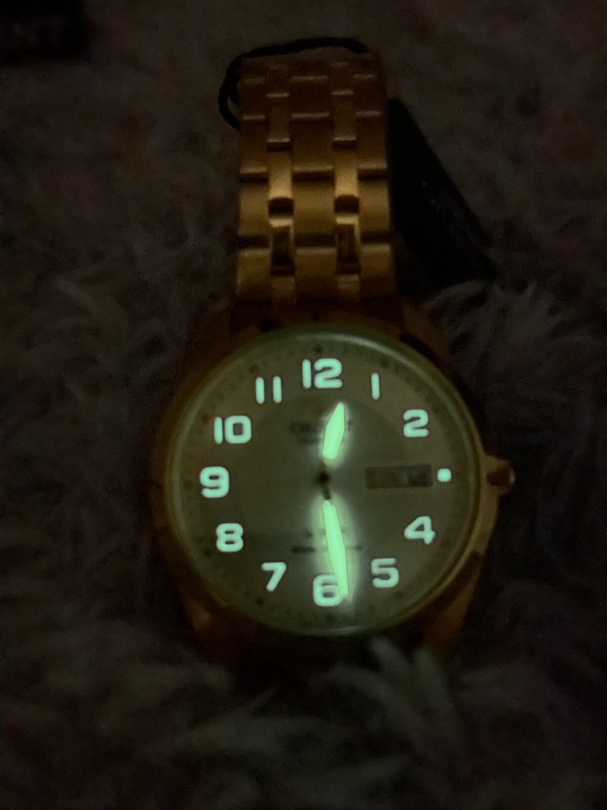 Pre-owned Orient Rare  3 Stars Automatic Luminous Hands Sab0c005c Gold Dial Made In Japan