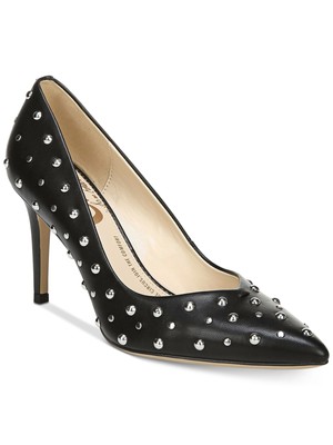 CIRCUS BY SAM EDELMAN Женские черные туфли-лодочки без шнуровки Marlow Stiletto с логотипом 10