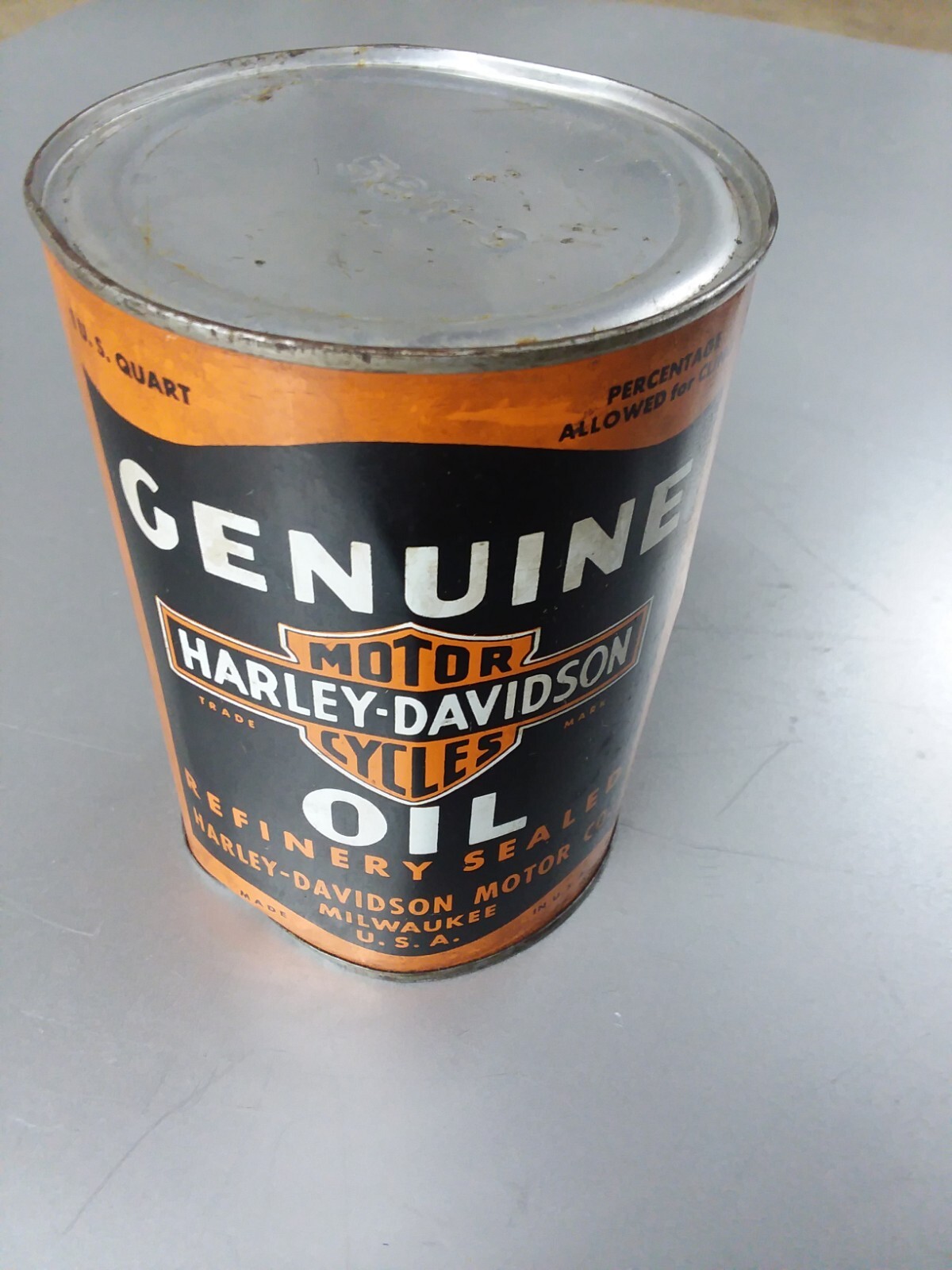 メンテナンス Harley-Davidson Genuine Motor Cycle Oil Harley-Davidson® 1.25 in. Genuine B&S Oil Can Pin - Black