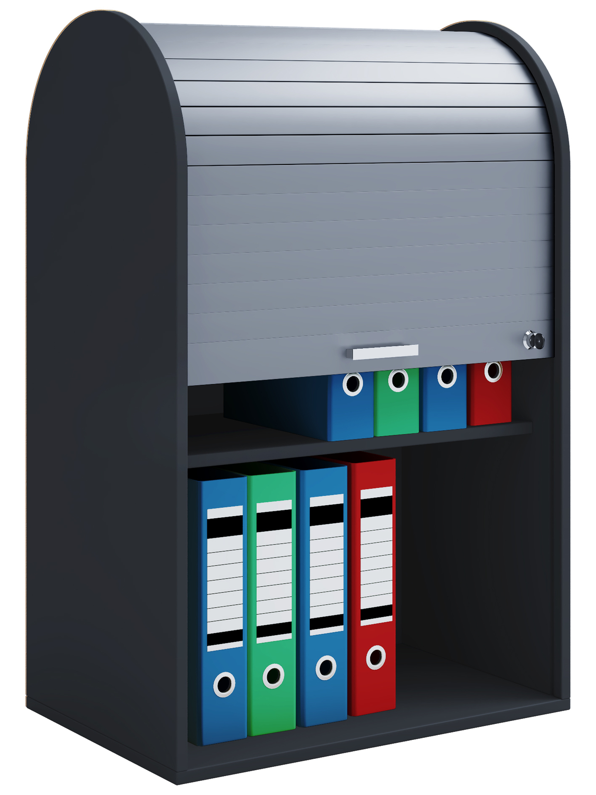 VCM Aktenschrank "Akto" Rolladenschrank Büroschrank Aktenaufbewahrung