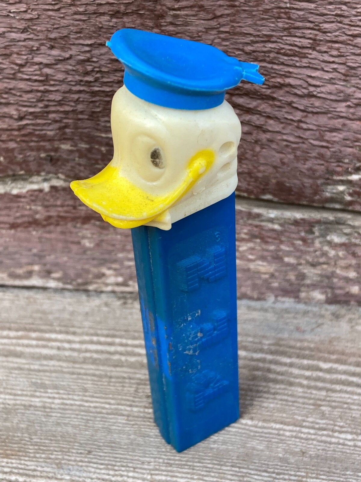 60s ptNO818.829 ドイツ連邦特許刻印　Old PEZ グーフィー VTG DONALD DUCK NO FEET PEZ DISPENSER MADE IN HONG KONG | eBay