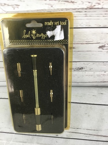 Heidi Swapp Ready Set Tool Eyelet Setter Punch 2006 Tips For Holes