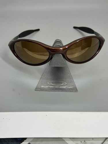 Vintage Oakley Eye Jacket 1.0 Gen 1 Corten W/ Black-Gold Arms W