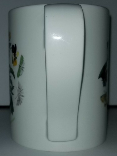 Portmeirion The Botanic Garden 4” Flat Mug, Made in England, Viola Tricolor