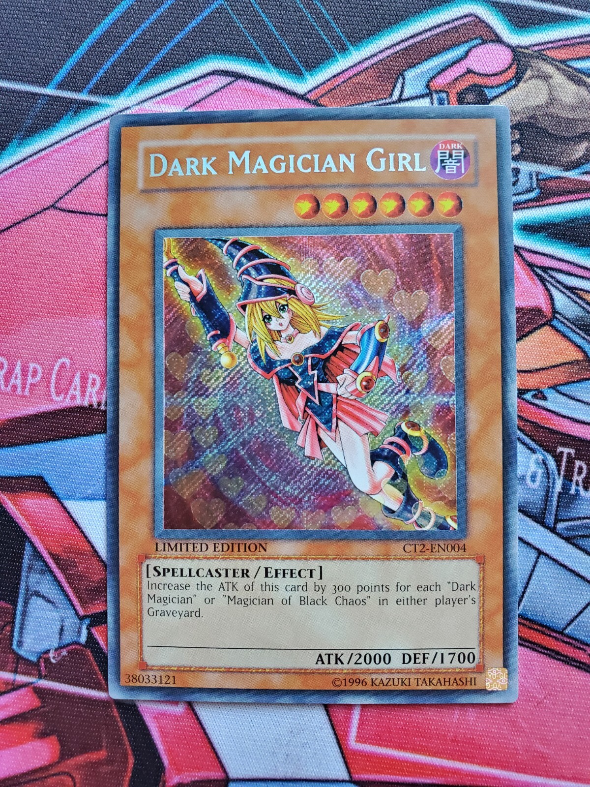 【PSA9】ブラック・マジシャン・ガール　英語版　シク　CT2-EN004 Yugioh Dark Magician Girl CT2-EN004 Secret Rare Limited
