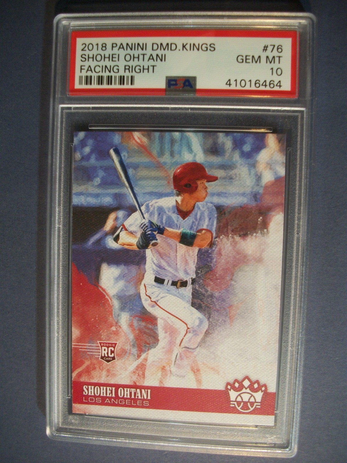 SHOHEI OHTANI 2018 Panini Diamond Kings #76 PSA GEM MINT 10 SHOHEI OHTANI 2018 Panini Diamond Kings #76 PSA GEM MINT 10
