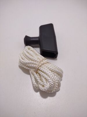 Starter Rope And Grip Pull Cord Lawn Mower Recoil Handle String Replacement R32