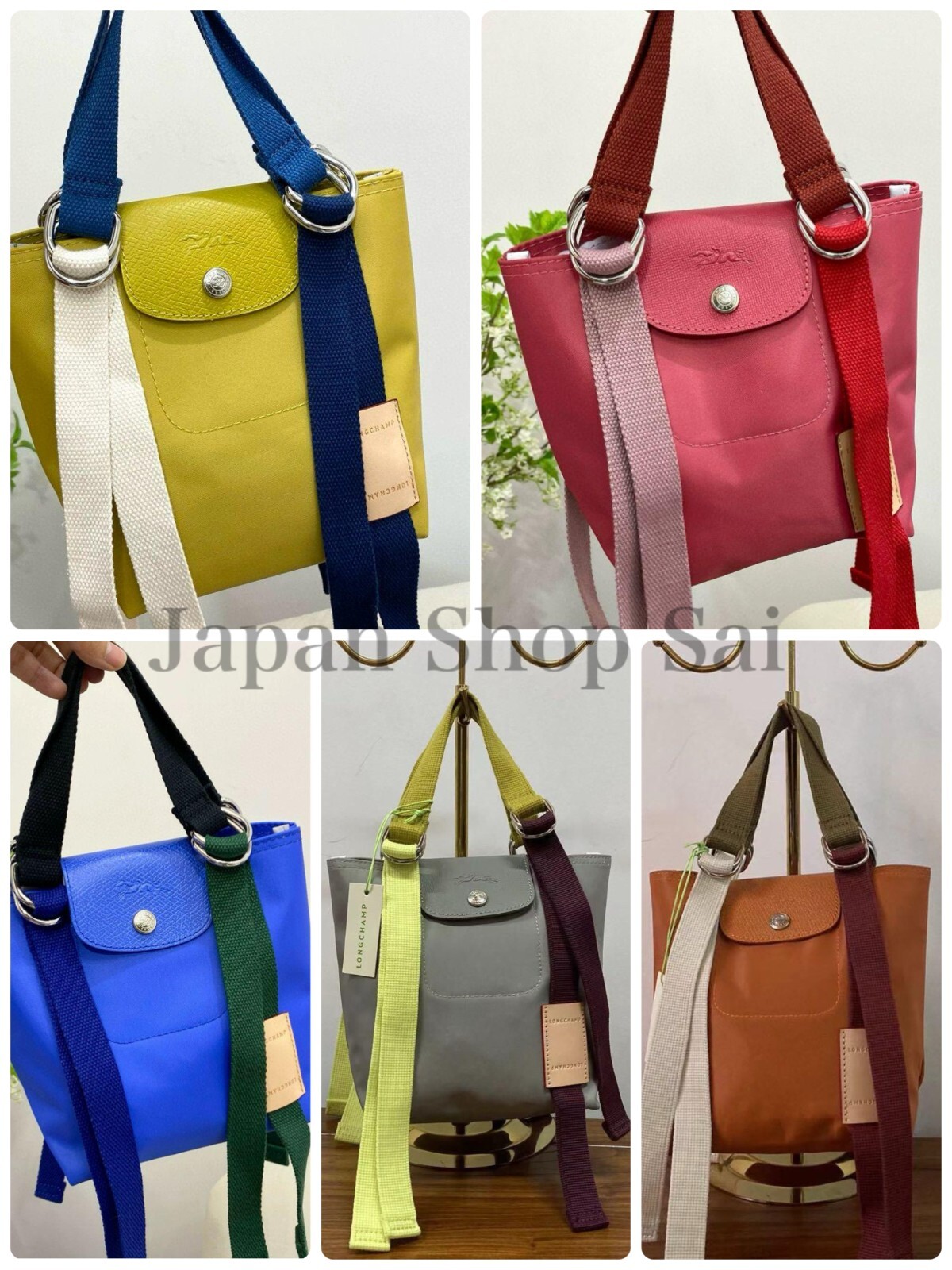 【LONGCHAMP】日本未入荷！LE PLIAGE TOP HANDLE BAG S Longchamp Le Pliage Colorful Top Handle Bags S Size 5 Colors