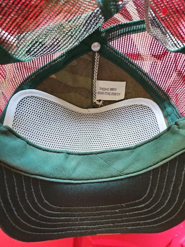 Vintage NWTF National Wild Turkey Federation Big Patch Camo Mesh Trucker Hat AU