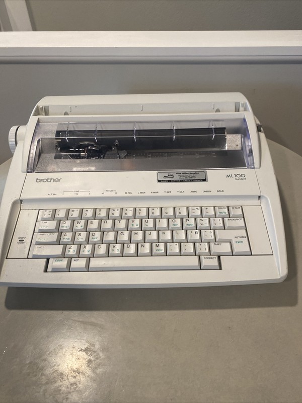 1980 Brother ML 100 on the Typewriter Database