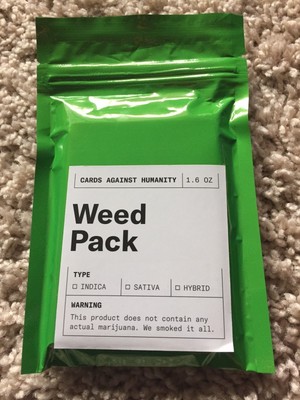 Cards Against Humanity Weed Pack Sealed New Limited Edition 30 Cards Expansion