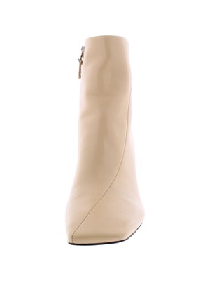 

SIGERSON MORRISON Женские Кожаные Ботильоны Malto Beige Ervin Square Toe, Бежевый, SMERVIN