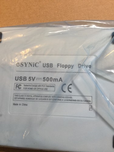Esynic USB Floppy Drive 3.5