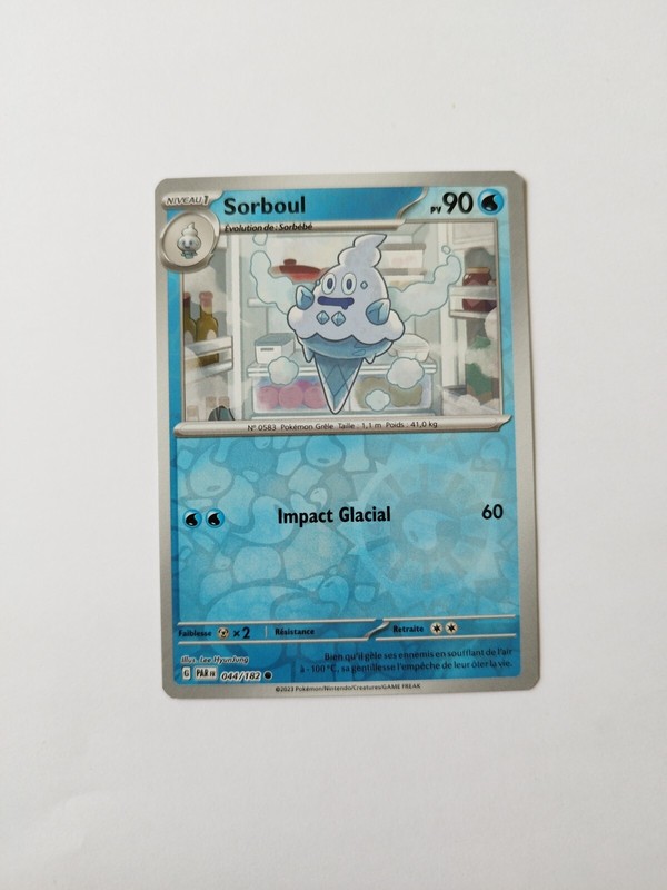 Carte PokÃ©Mon - Sorboul Reverse - 044/182 - Ev04 - Faille Paradoxe