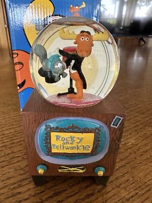Vtg New 1998 Rocky And Bullwinkle TNT Globe Ltd Ed 903/4800