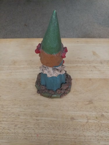 1991 Tom Clark Gnome HOLLY Christmas Resin Figurine Cairn #62 #5174