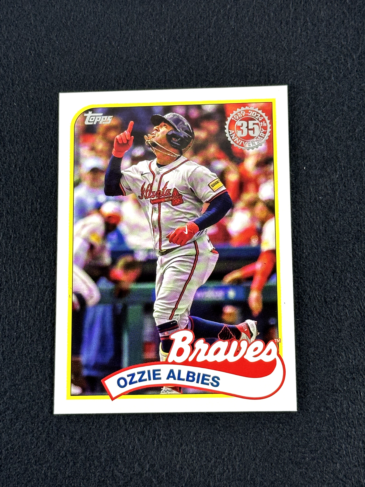 2024 Topps Update OZZIE ALBIES 1989 35th Anniversary #89US-2