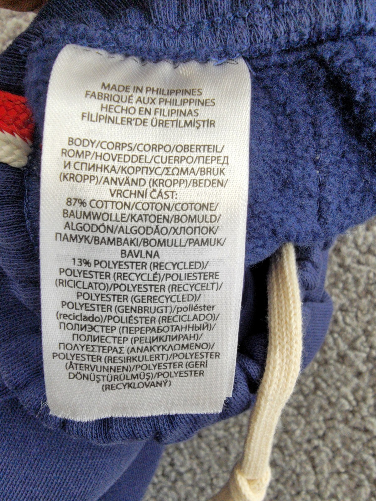Polo Ralph Lauren Team USA Fleece Sweatpants Women S Blue Elasticized Waistband - Picture 14 of 17