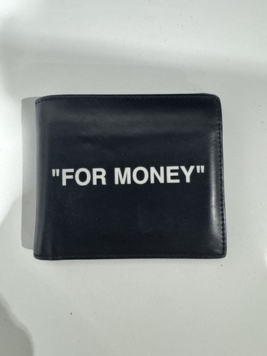 OFF WHITE Black for Money” Wallet | eBay