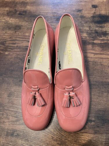 Chanel Coco Mark Turnlock 24SS Denim & leather Loafer 39.5C
