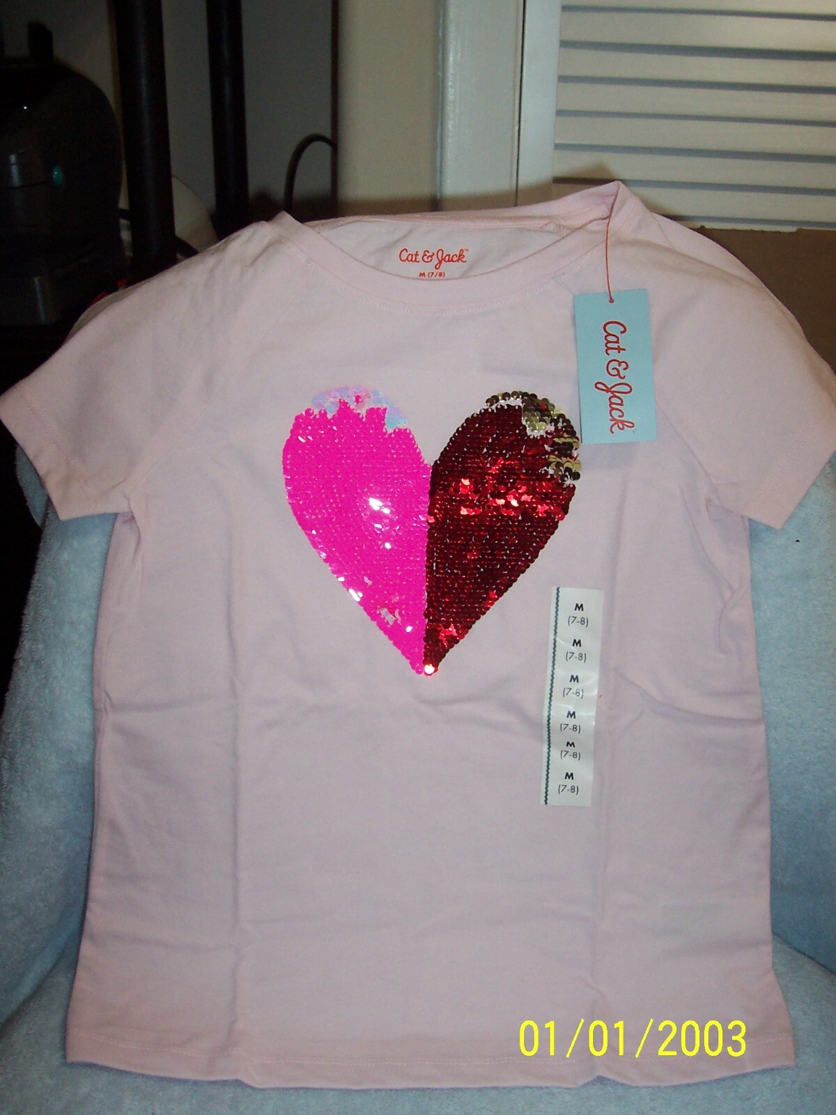 ミュージシャン *p(R)ojectR Heart P SS Tee pink sticker ミュージシャン *p(R)ojectR Heart P SS Tee pink sticker