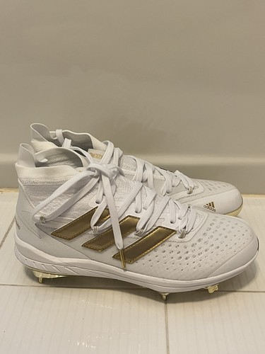 adidas アフターバーナー8 Adidas Adizero Afterburner 8 NWV Baseball Cleats White Gold