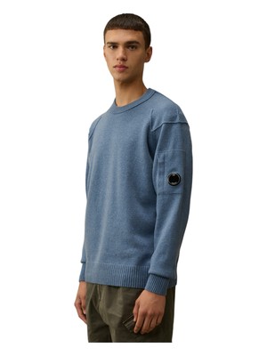 C.P. COMPANY C.P. COMPANY MANN MAGLIA GIROCOLLO MITTELBLAU 19237