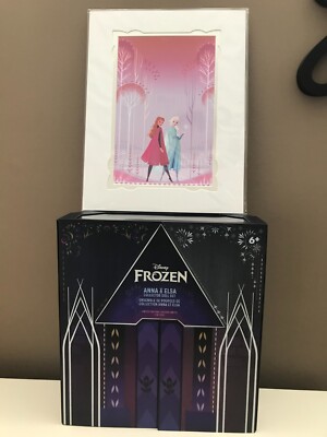 D23 EXPO 2022 EXCL ANNA & ELSA LE COLLECTOR DOLL SET W/PRINT BONUS Disney FROZEN