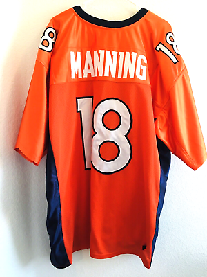 Nike Denver Broncos No18 Peyton Manning White Youth Stitched NFL Game Event Jersey