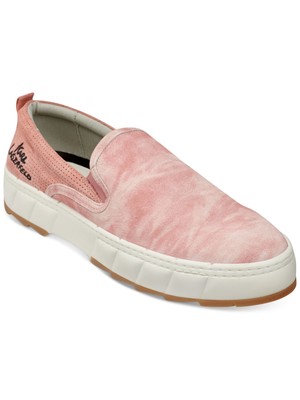 

KARL LAGERFELD PARIS Мужские розовые кожаные слипоны с круглым носком Tie-Dye, Розовый, LF1S2037