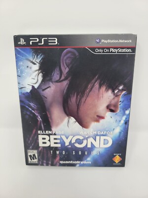 Beyond Two Souls PlayStation 3 (PS3) SteelBook W/ Slipcover Complete CIB Tested