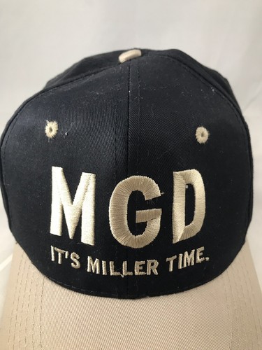 MGD Miller Genuine Draft Strapback Hat Beer