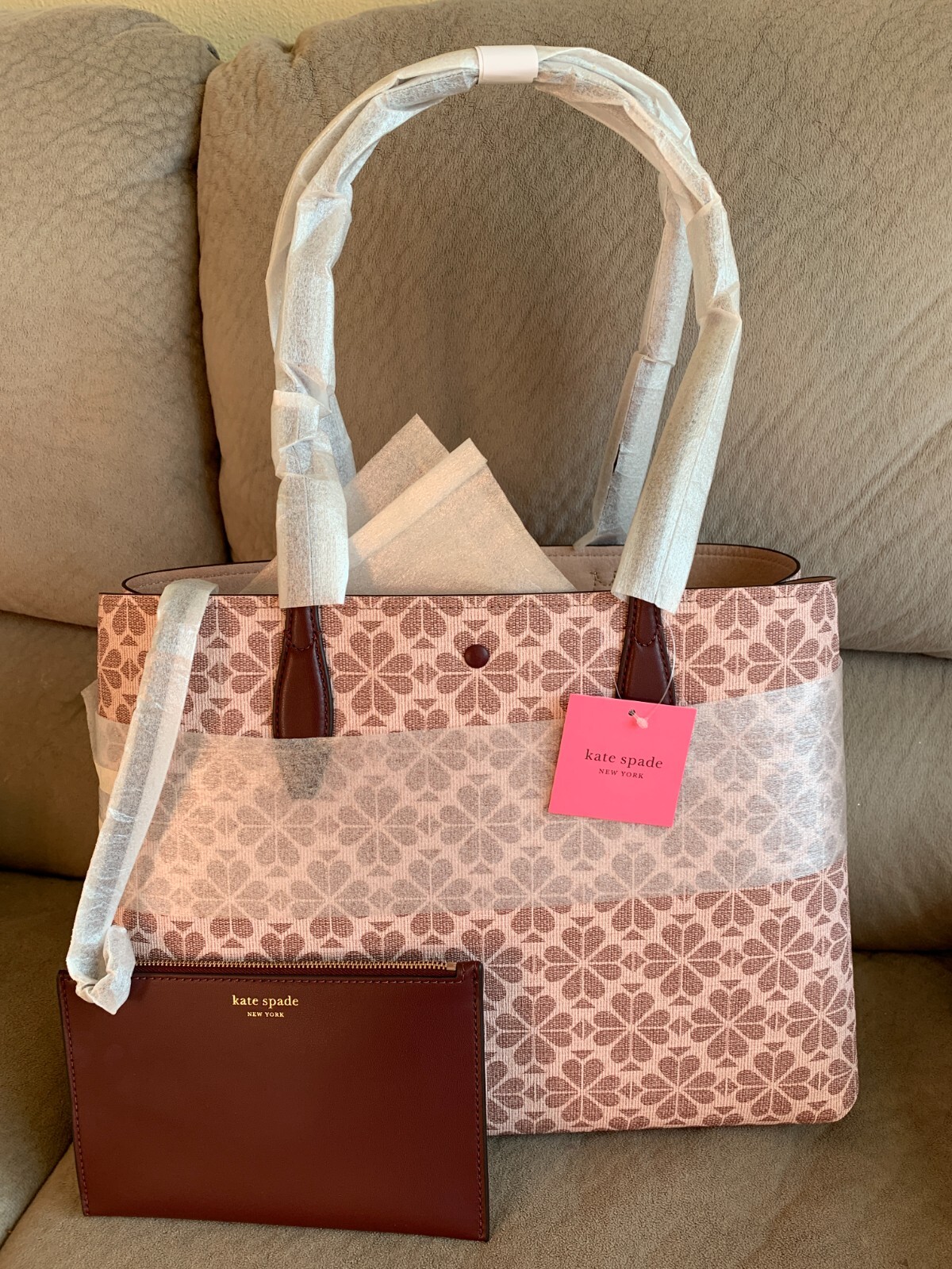 トートバッグ Kate Spade Spade Flower Coated Canvas Manhattan Tote KK568 kate spade new york spade flower coated canvas tote bag