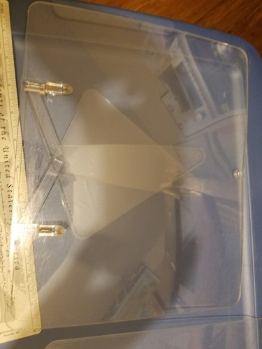 Lot of 2 Cookbook Stand Holder Book rest art display, music, etc clear plastic