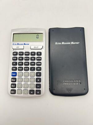 Calculated Industries Ultra Measure Master 8025 Basic Calculator Works