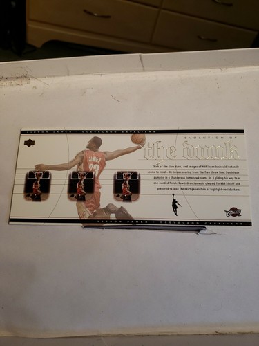 2003 Upper Deck Lebron James, Evolution Of The Dunk Jumbo
