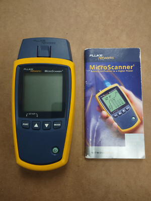 Fluke Networks Microscanner2 MS2-100 Cable Verifier - Cat5/Cat6/Coax