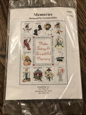 Memories By Lynnda Kiley Cross Stitch Kit Make Today A Beautiful Memory Months