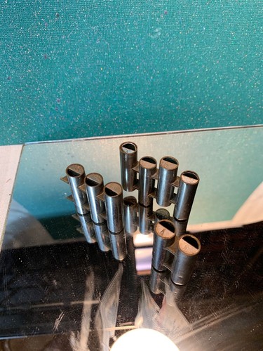 Vintage Metal 4-Pipe And 5- Pitch Pipes ~ EADG ~ Good condition!