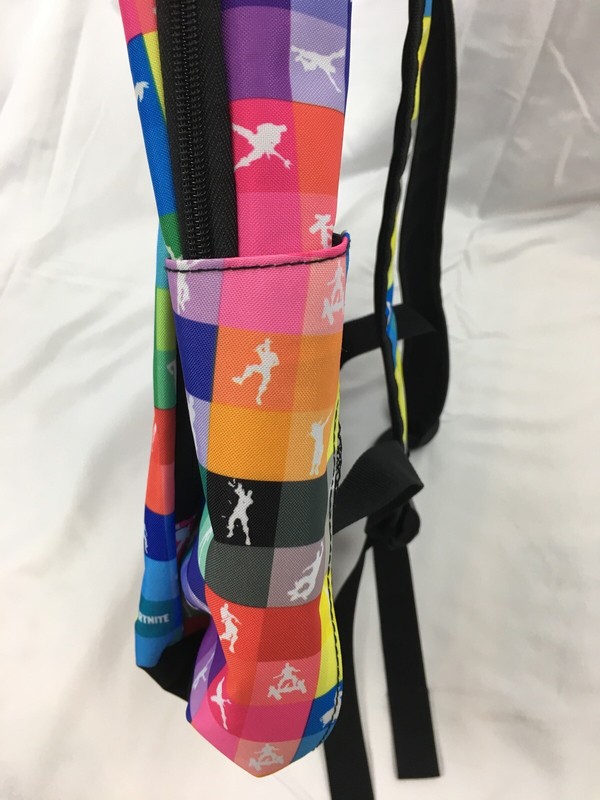 New Fortnite Amplify Backpack Multicolored 18&rdquo; School Book Bag Laptop Rainbow