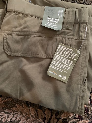 Boy Scouts Of America Switchback Convertible Uniform Pants Ladies Large L 33