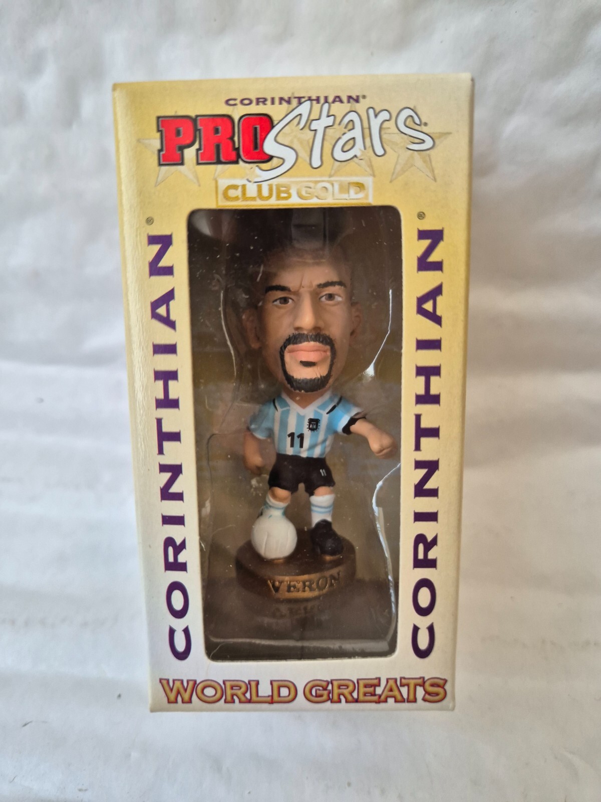 265★サッカー★juan sebastian veron★prostars Corinthian Prostars Club Gold World Sizes Set D Juan