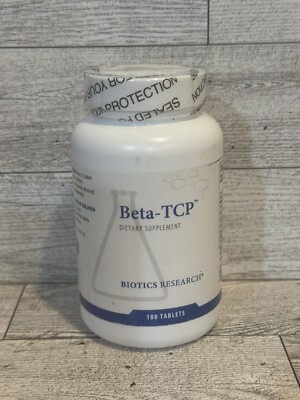 Biotics Beta-TCP 180 Tablets GB Liver Support Organic Beet Taurine Lipase 11/25