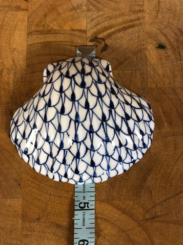 Nautical Ocean Blue Net -  Andrea Sadek starfish And 2 Shells