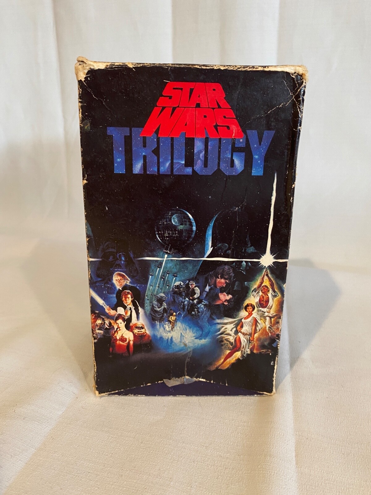 Vintage Star Wars Trilogy 3-Tape Set 1988 Original VHS box