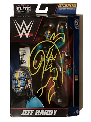 Jeff Hardy Signed Action Figure JSA COA Elite Top Picks New Sealed 2021 WWE