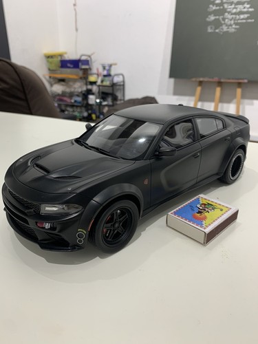 ミニカー GT Spirit 1/18 Dodge Charger SRT Hellcat 1/18 Diecast Dodge Charger SRT Hellcat Wide Body Black GT