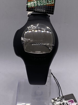 Citizen Independent 1481010 Men'sWatch 90's vintage Display LED New Battery Rare