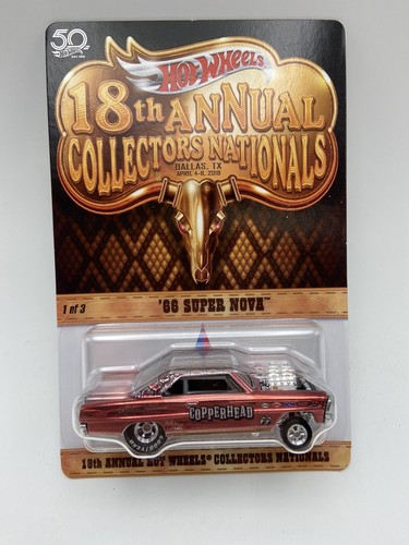 ミニカー Hot Wheels 17Annual collectors Hot Wheels 18th Annual Collectors Nationals '66 Super Nova w