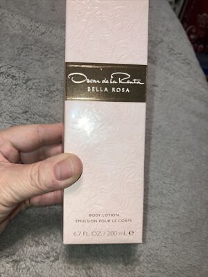 NIB Oscar De La Renta Bella Rose Body Lotion For Women 6.7 fl/200 ml